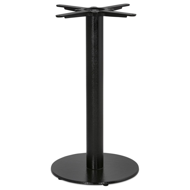 Pied de table rond en métal THELMA (40x40x73 cm) (noir)