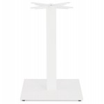 Pied de table carré en métal EMMIE (50x50x73 cm) (blanc)