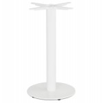 Pie de mesa redonda de metal THELMA (40x40x73 cm) (blanco)