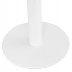 Pied de table rond en métal THELMA (40x40x110 cm) (blanc)
