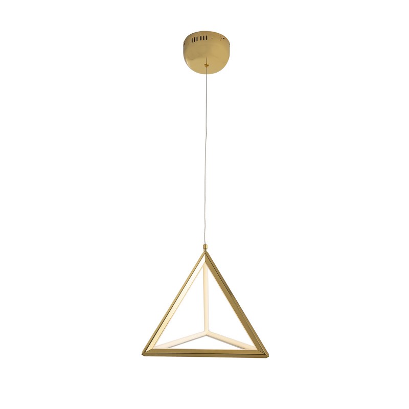 Hanging Lamp 35X30X32 Metal Golden - image 50589