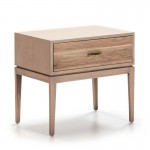 Bedside Table 1 Drawer 60X40X55 Wood Grey