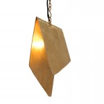 Hanging Lamp 40X35X15 Metal Golden