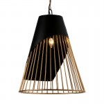 Hanging Lamp 52X52X69 Metal Golden Black