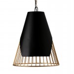 Hanging Lamp 52X52X69 Metal Golden Black