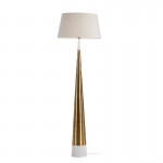 Standard Lamp Without Lampshade 18X18X140 Metal White Golden