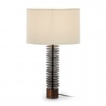 Table Lamp Without Lampshade 10X10X54 Metal Brown