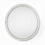 Mirror 90X4X90 Glass Mdf Silver