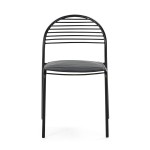 Chair 47X55X81 Metal Black P.Leather Black
