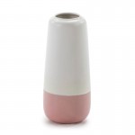 Urn 16X16X37 Ceramic White Pink