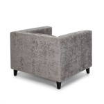 Armchair 1P 102X95X70 Fabric Grey
