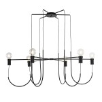 Hanging Lamp 119X119X45 Metal Black