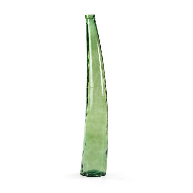 Vase 22x22x120 Verre Vert - image 52346