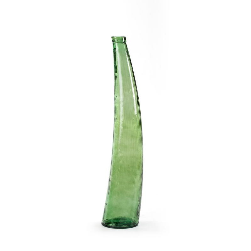 Vase 22x22x100 Verre Vert - image 52350