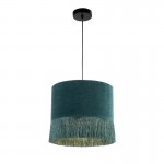 Hanging Lamp With Lampshade 35X35X32 Fabric Green