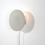 Wall Lamp 18X8X18 Marble Metal White