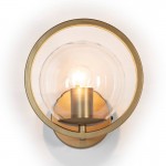 Wall Lamp 21X23X22 Glass Metal Golden