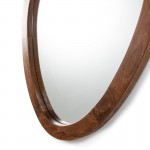 Mirror 106X4X76 Glass Wood Brown
