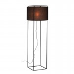 Standard Lamp With Lampshade 55X55X165 Metal Black