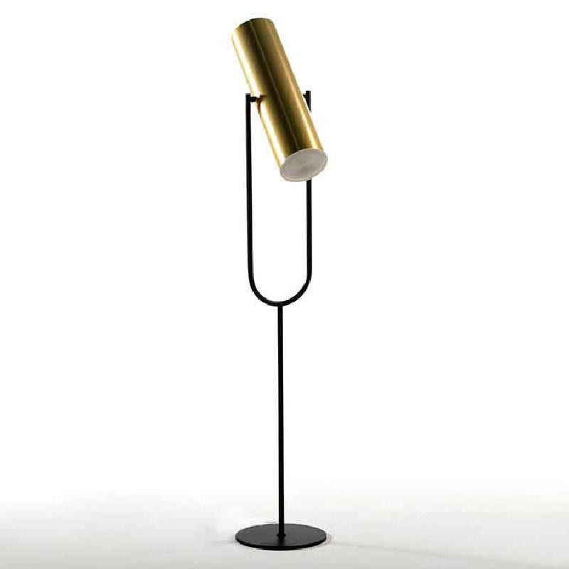 Standard Lamp With Lampshade 23X44X132 Metal Gold Black - image 52915