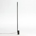 Standard Lamp Without Lampshade 12X10X186 Metal Black Led 25W