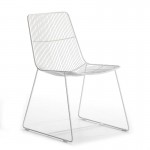 Chair 55X59X83 Metal White
