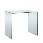Schreibtisch Design 85X55X75 Glas Transparent