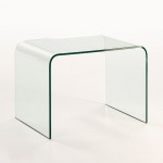Auxiliary Table 60X45X45 Glass Transparent