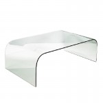 Coffee Table 130X75X42 Glass Transparent