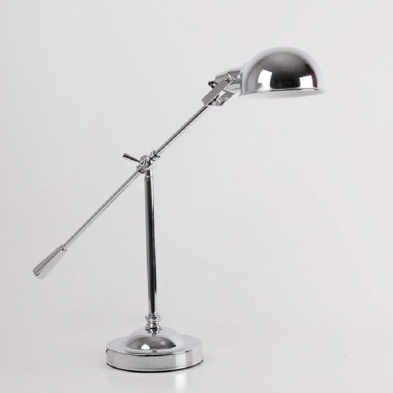 Lampe de Table avec abat-jour 74x18x55 Métal Chrome