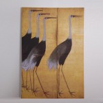 Silk Screen Printing 120X5X180 Yellow Storks