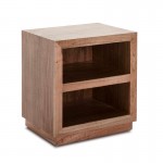 Bedside Table 50X40X55 Wood Natural Veiled Model 2