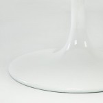 Dining Room Table 90X90X75 Fiberglass White