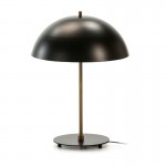 Lampe de Table avec abat-jour 43x58 Métal Noir Doré
