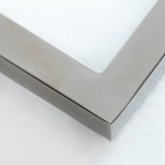 Bedside Table 50X40X54 Steel Mdf White
