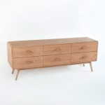 Sideboard 200X50X75 Wood Natural Veiled