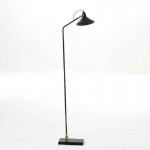 Standard Lamp With Lampshade 26X19X136 Metal Black