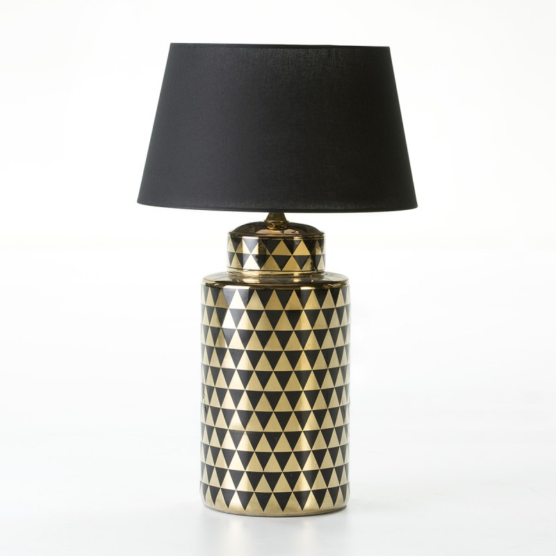 Lampe de Table sans abat-jour 23x23x51 Céramique Doré Noir - image 54001