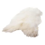 Piel de oveja islandesa XXL ISLANDIA (blanco, marfil)