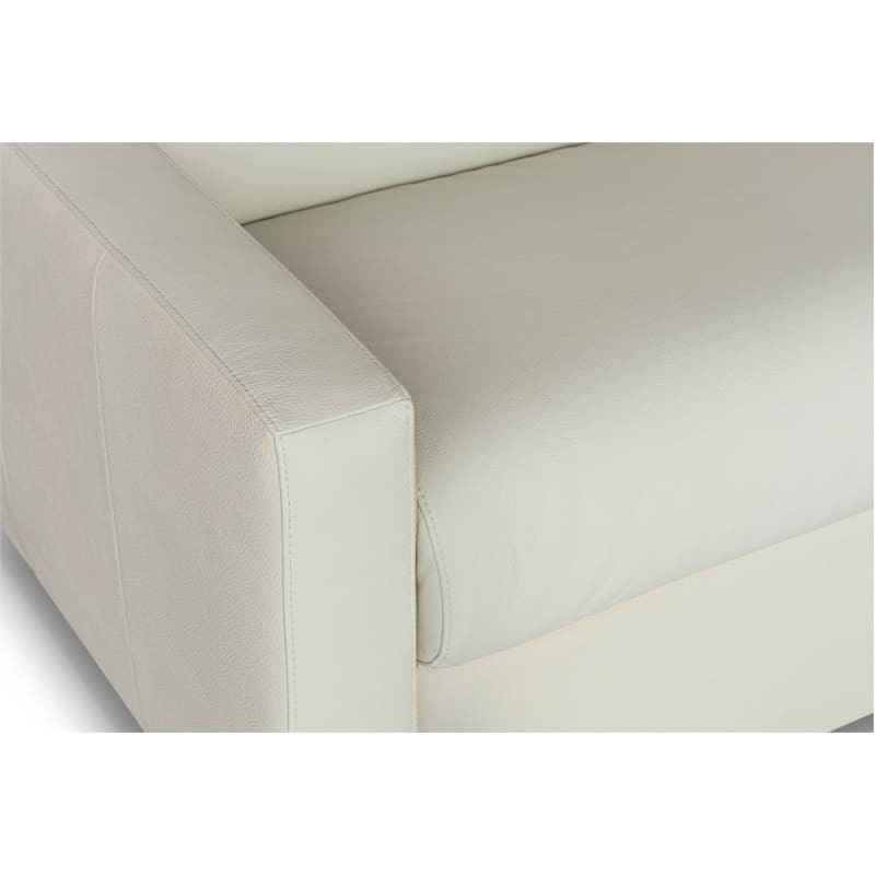 Sofá cama 3 plazas colchón de piel 140 cm NOELISE Beige - image 54493