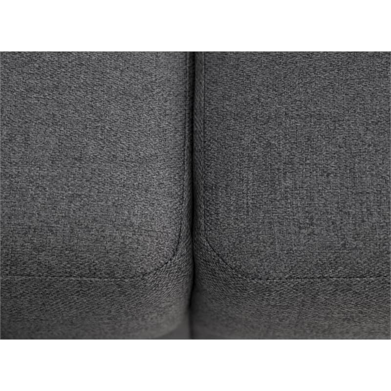 Corner sofa convertible 5 places headrest fabric VIKY Dark grey - image 54854