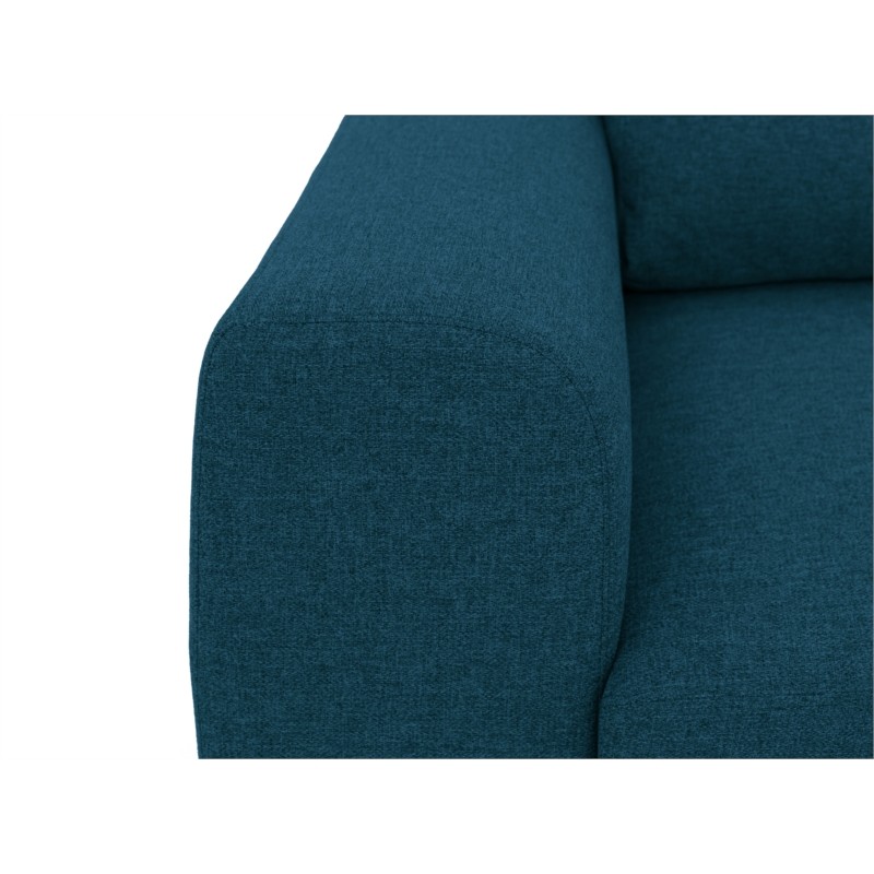 Corner sofa convertible 3 places fabric DONIA Oil Blue - image 54978