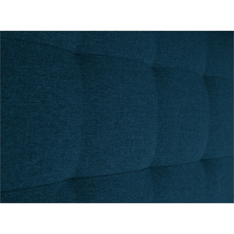 Canapé d'angle convertible 3 places tissu DONIA Bleu pétrole - image 54982