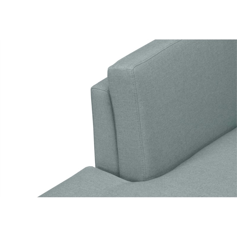 Corner sofa 4 places fabric feet metal Angle Left LULU Blue celadon - image 55068
