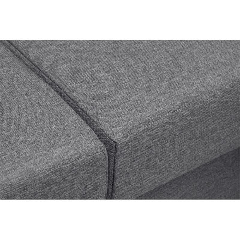 Convertible corner sofa 5 seats fabric Right Angle OKTAV Light grey - image 55083