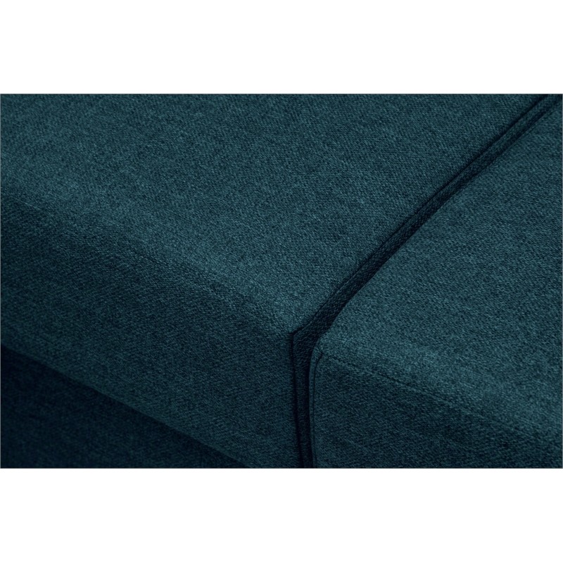 Convertible corner sofa 5 places fabric Left Corner OKTAV Oil Blue - image 55098
