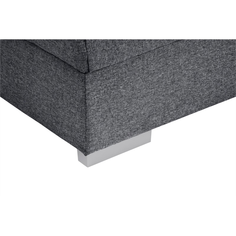 Convertible corner sofa 5 seats fabric Right Angle ARIA Dark grey - image 55144