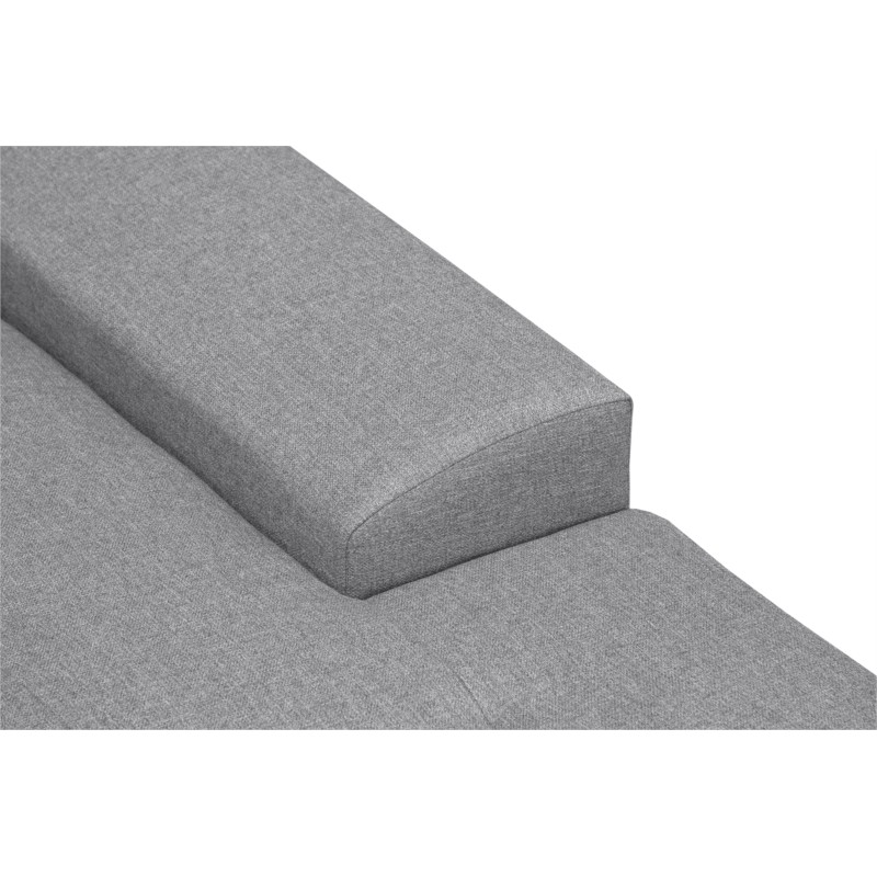 Convertible corner sofa 5 seats fabric Left Corner ARIA Light grey - image 55151