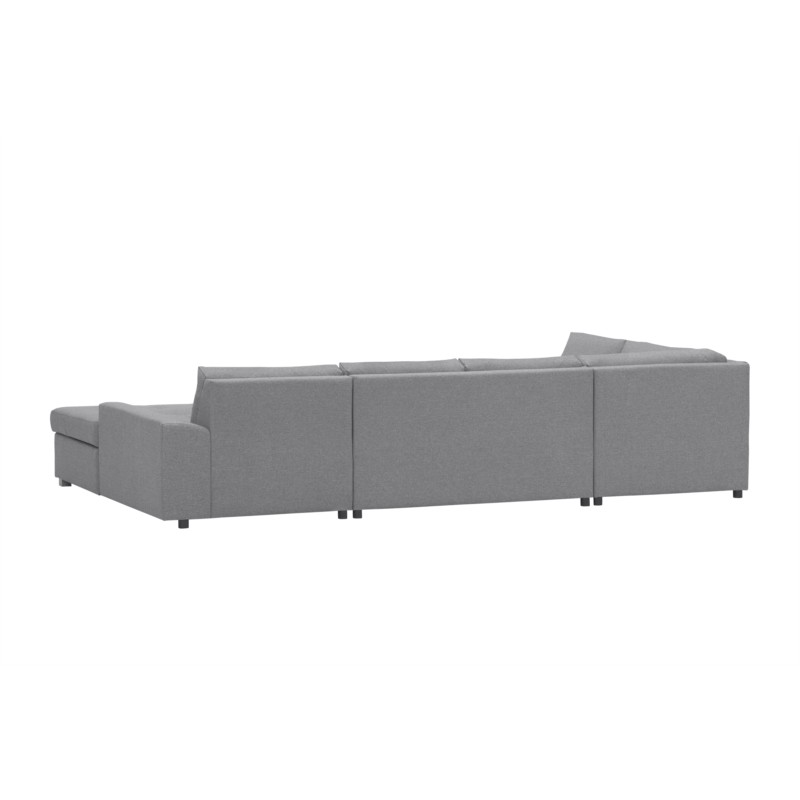 Convertible corner sofa 5 seats fabric Left Corner ARIA Light grey - image 55152