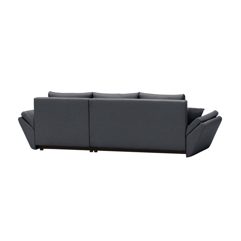 4 seater convertible corner sofa CATHIA Dark Grey fabric - image 55357